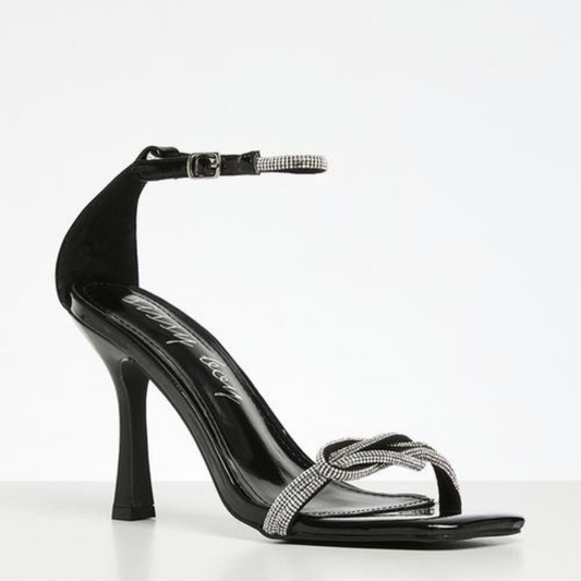 Diamante Twist Vamp Heel