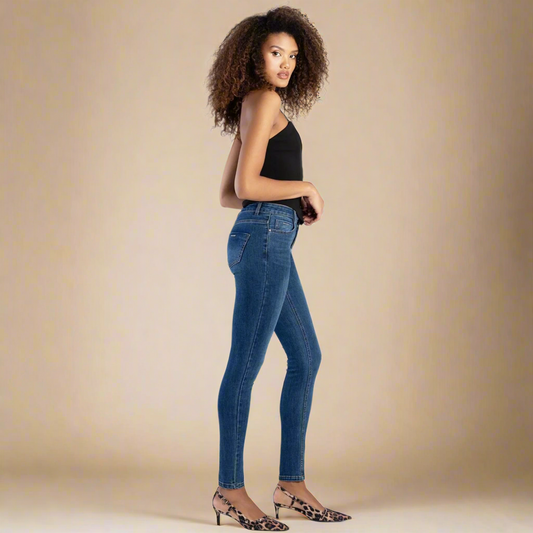 Charlotte - Medium Blue Skinny Jeans