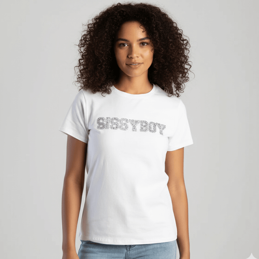 Sissy Boy Bold Move white t-shirt for women