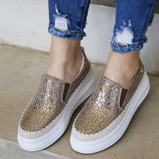 Senhora 13 - Taupe Platform Sneaker