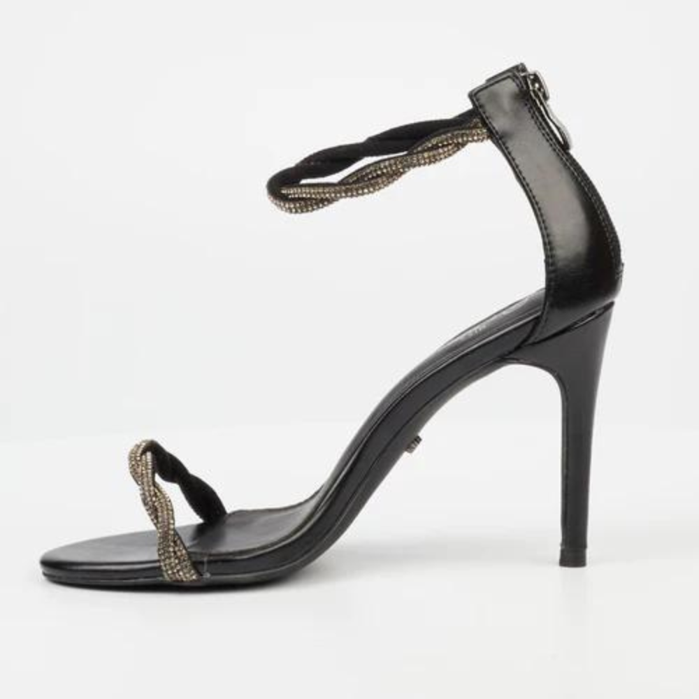 Jazz 9 - Black Open Toe Heel