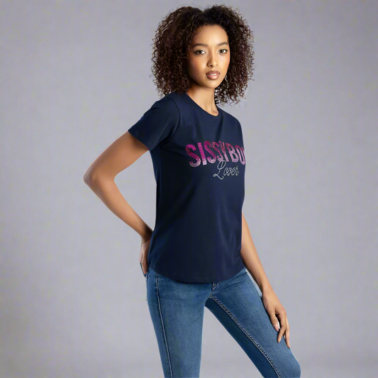 Dancing Ritz - Navy Bling T-Shirt