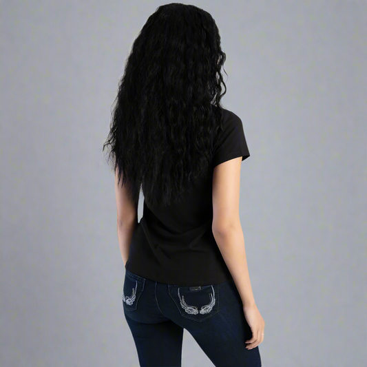 Flashes Of Shine - Regular Fit Bling Logo Top