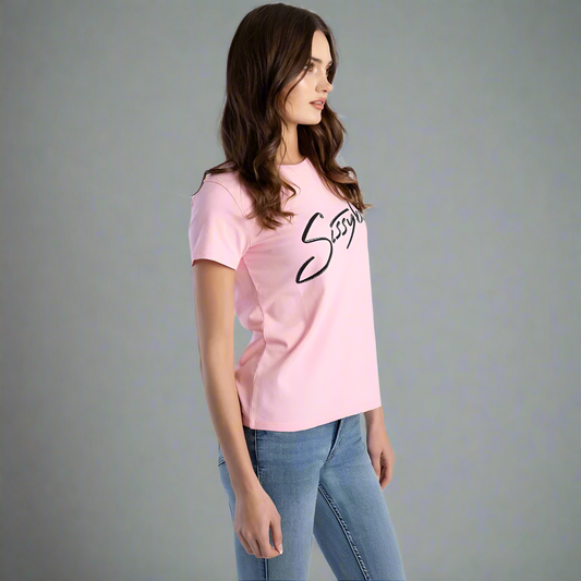 Lucille - Pink Logo T-shirt