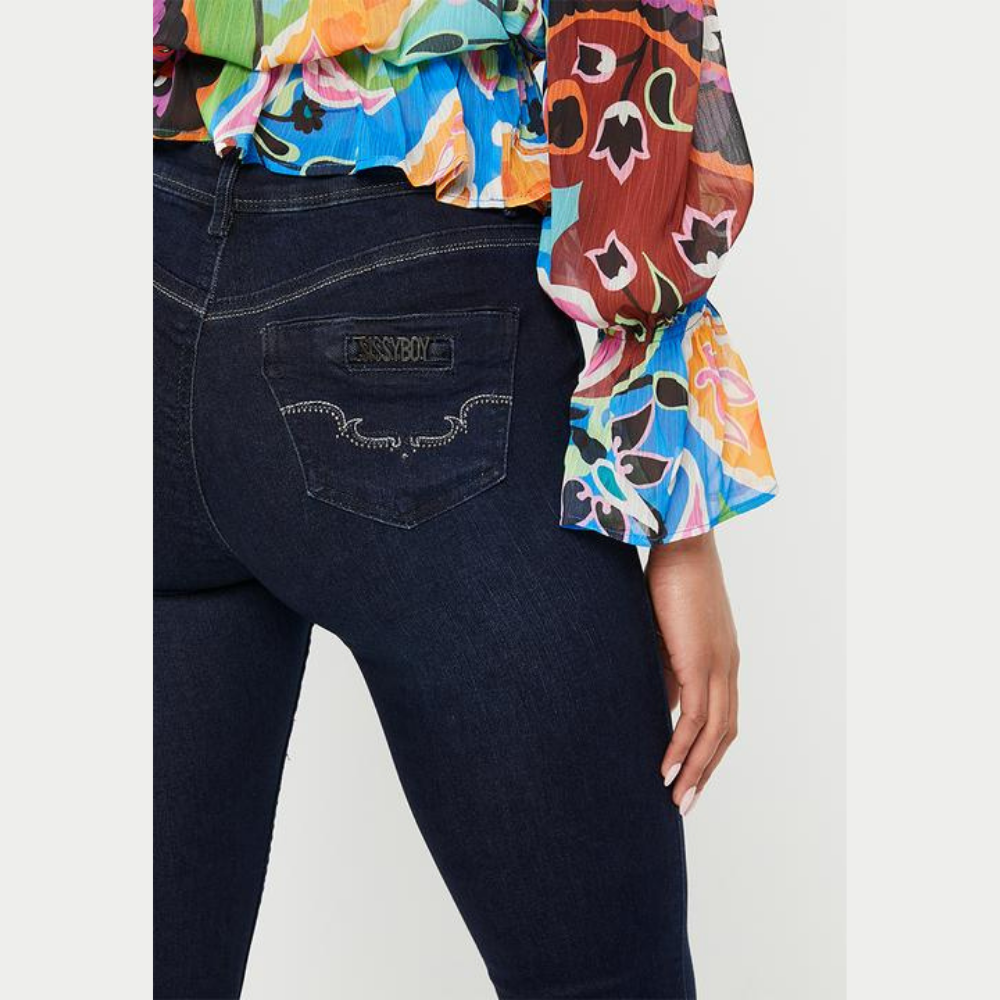Mischa 2 - Indigo Mid Rise Skinny Jean