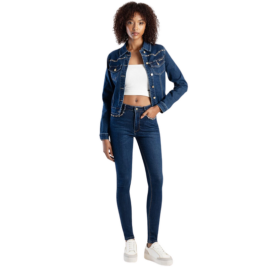 Wings Of Love - Skinny Jean With Wing Detail