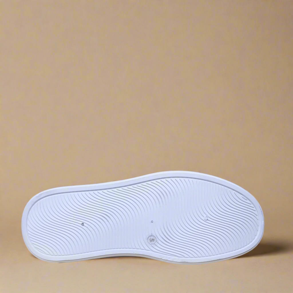 Gemy - White Platform Sneaker With Gem Detail