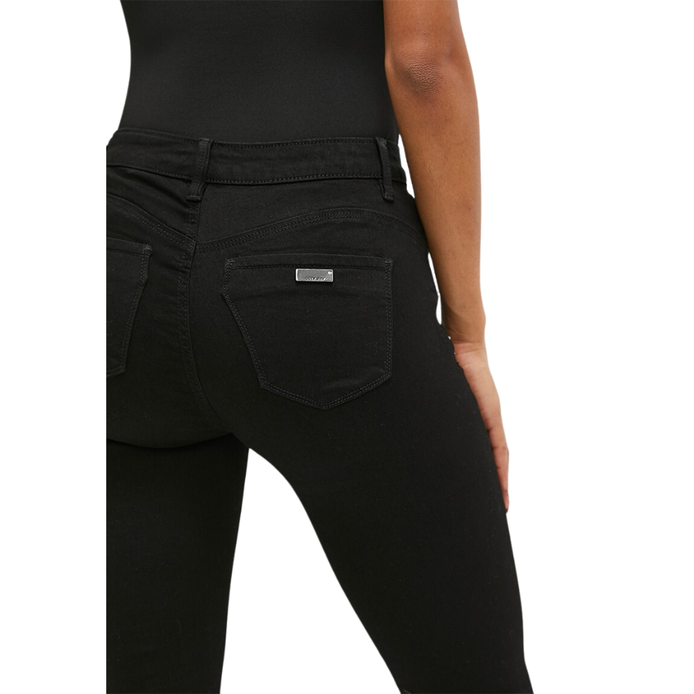 Dahlia - Mid Rise Bootleg Jean With Bling