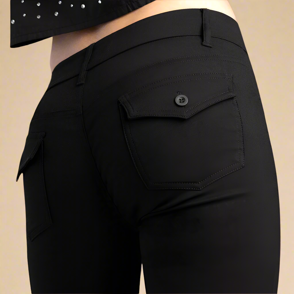 Sissy Boy Work Pants With Pocket Detail