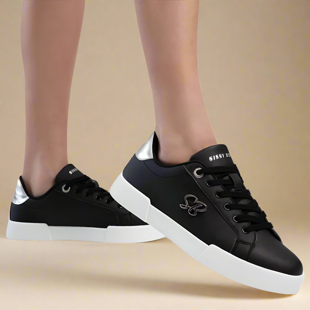 New Black Basic Sneakers | Sissy Boy