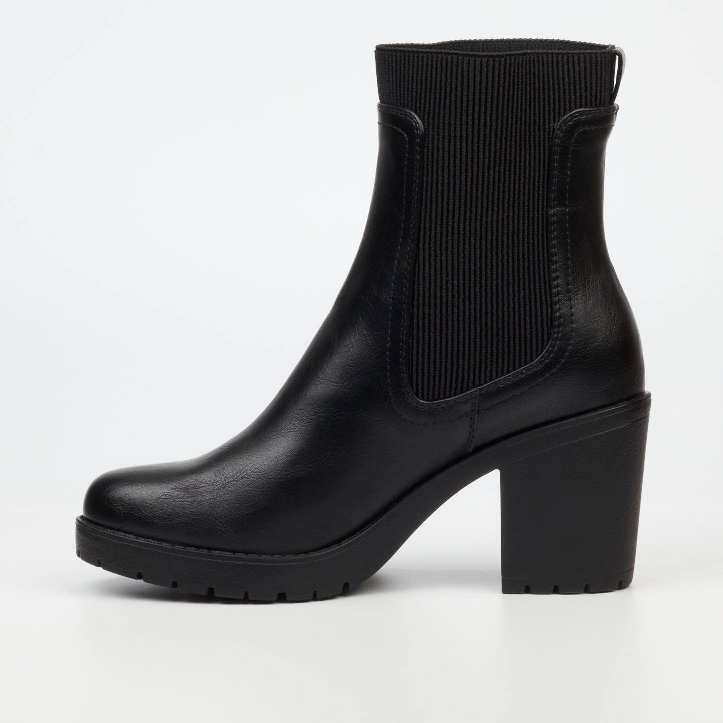 Butterfly Feet Esther 6 black boots featuring brushed leather and slip-on style.