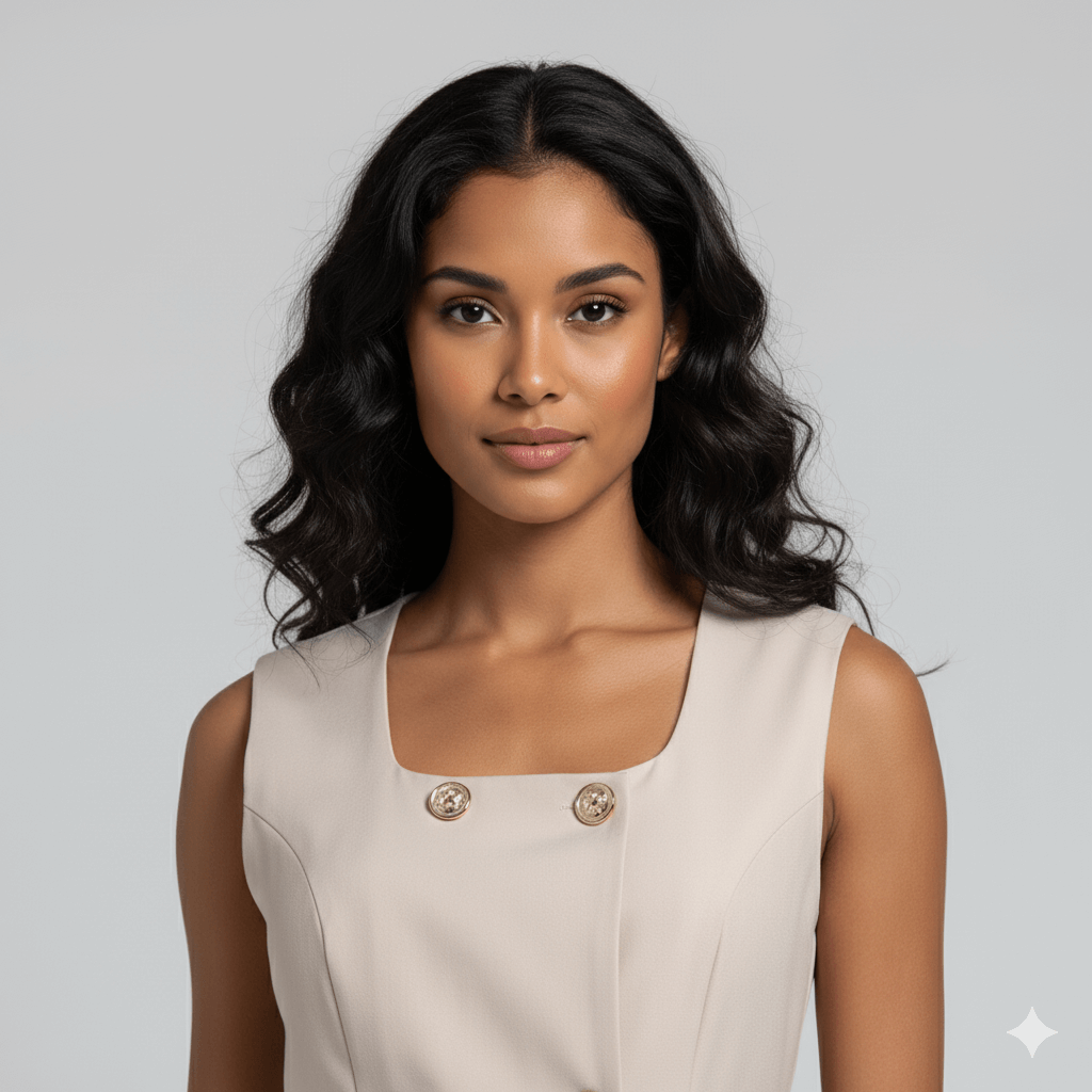 Modern Dynasty beige tailored set