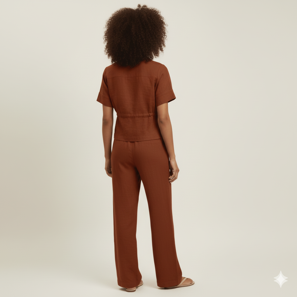 Luxe Lounge Set - Rust