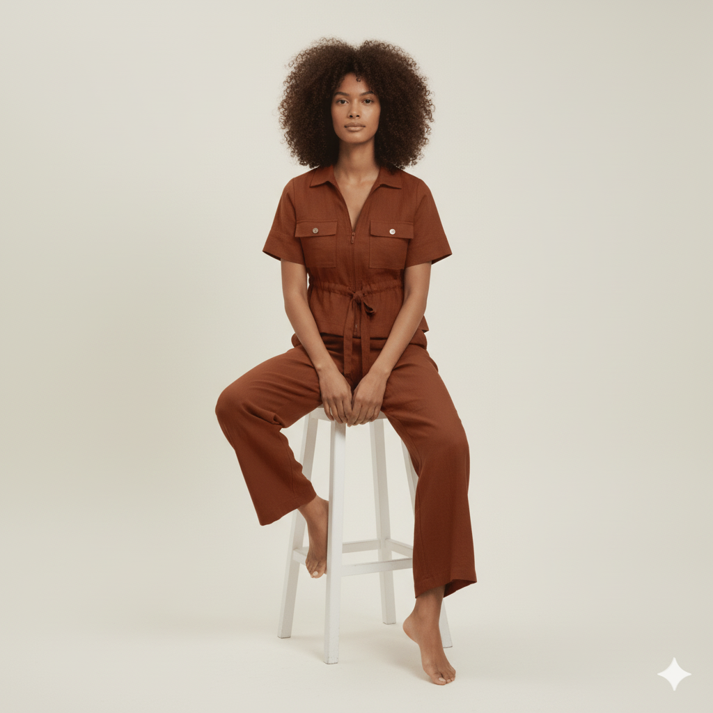 Luxe Lounge Set - Rust