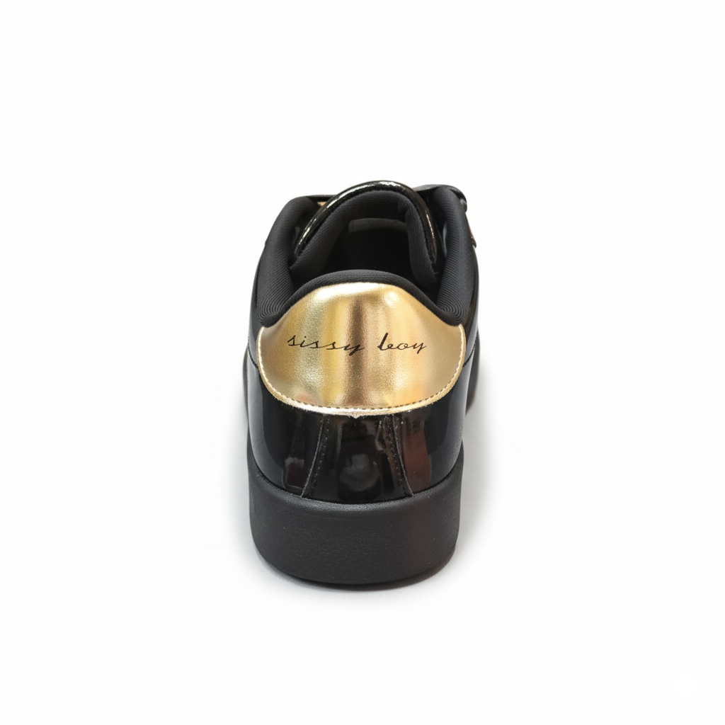 Sissy Boy black patent sneakers