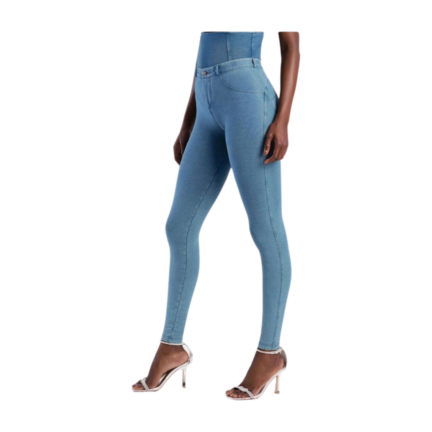 Joey - Light Blue Sculpt Shaping Jeggings