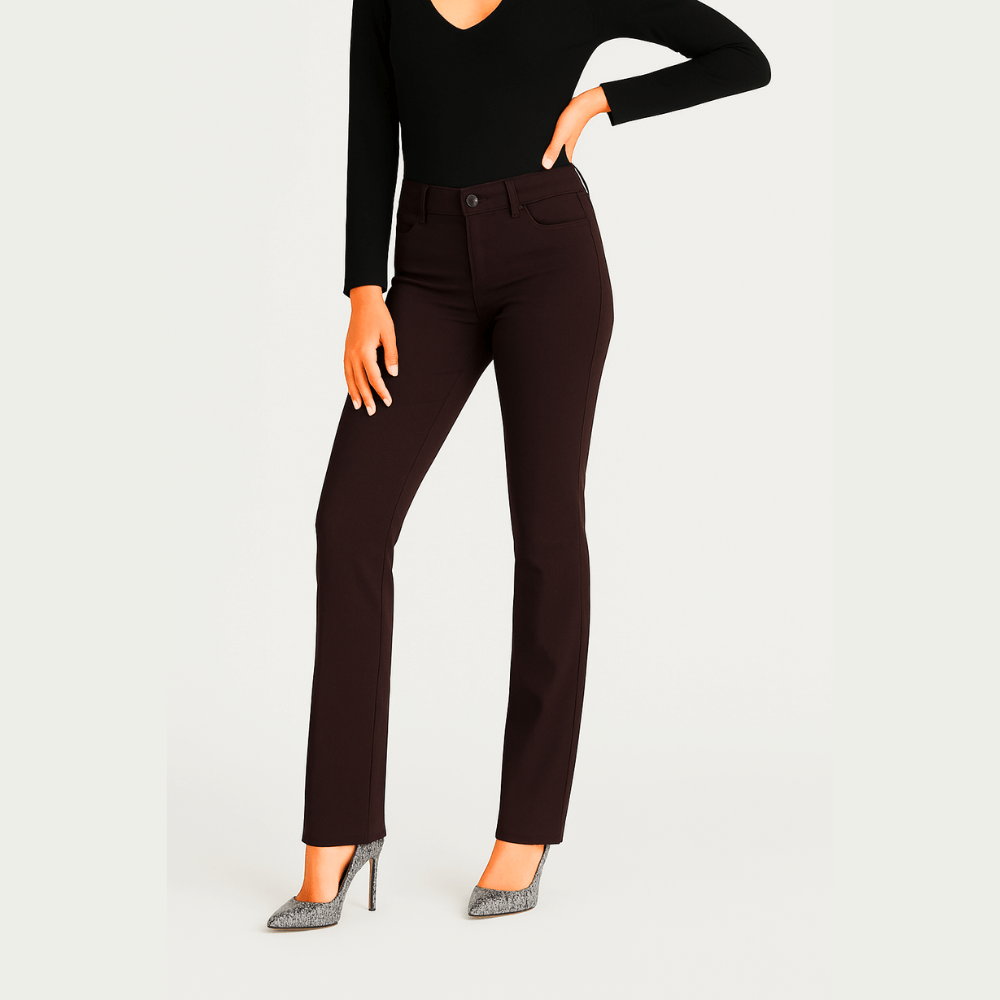Betty - Brown Bootleg Pants