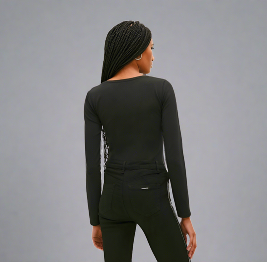 Color Life - Fitted Bling Logo Top