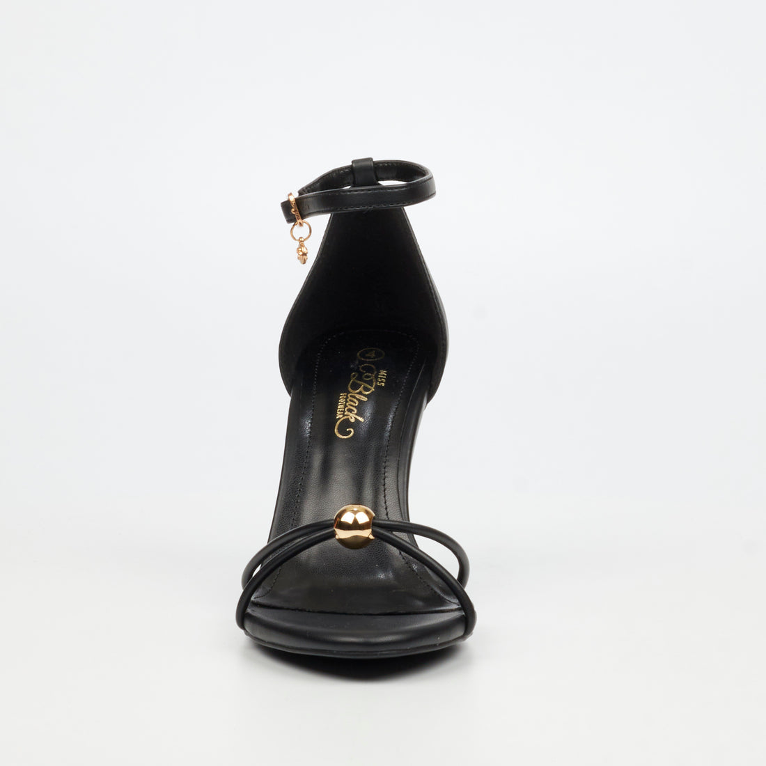 Nelly 4 - Black Strappy Heel