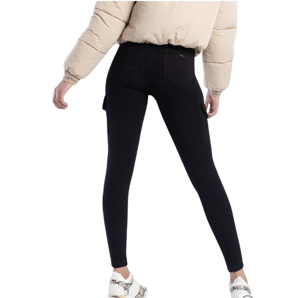 Snap Back Cargo Jeggings