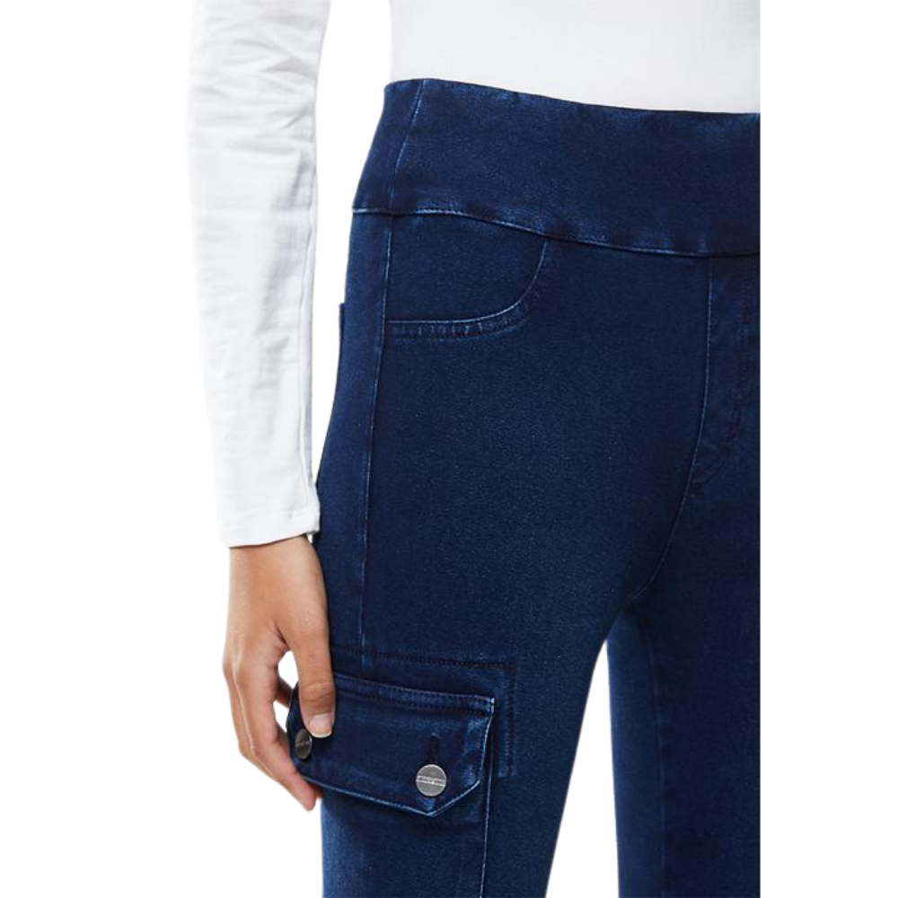Snap Back Cargo Jeggings