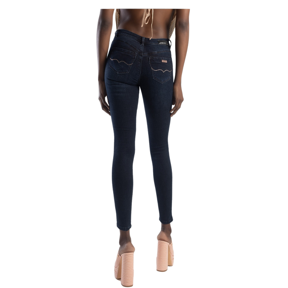 Dublin - Skinny Jean With Back Patch