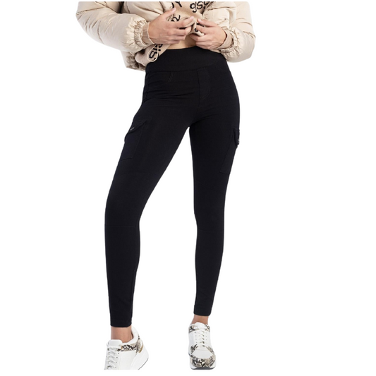 Snap Back Cargo Jeggings