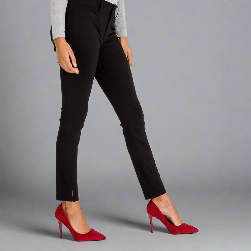Eresha - Black Classic Work Pants