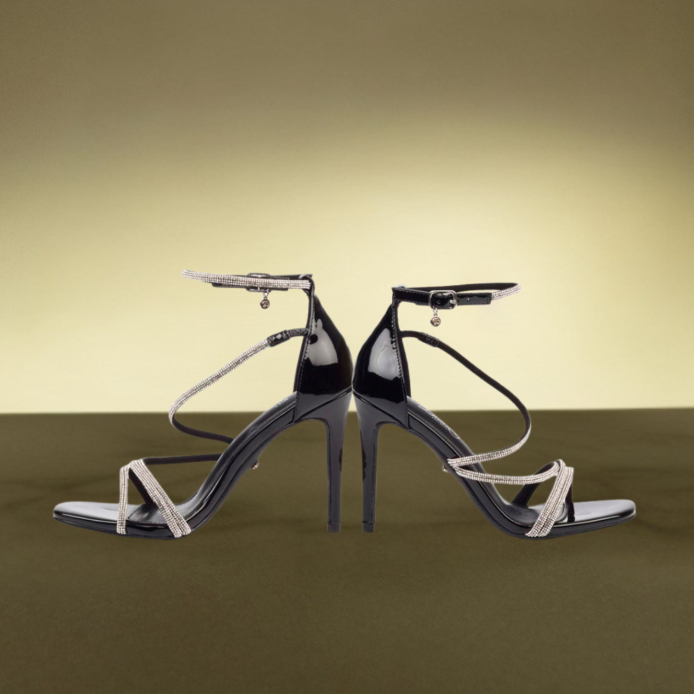 Miss Black Court Heels