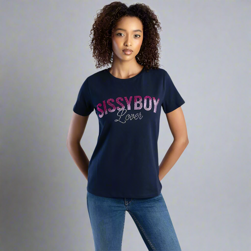 Dancing Ritz - Navy Bling T-Shirt