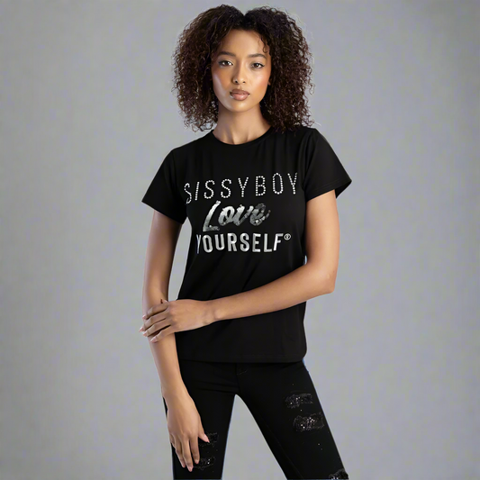 Black Summer Short Sleeve T-shirt By SissyBoy
