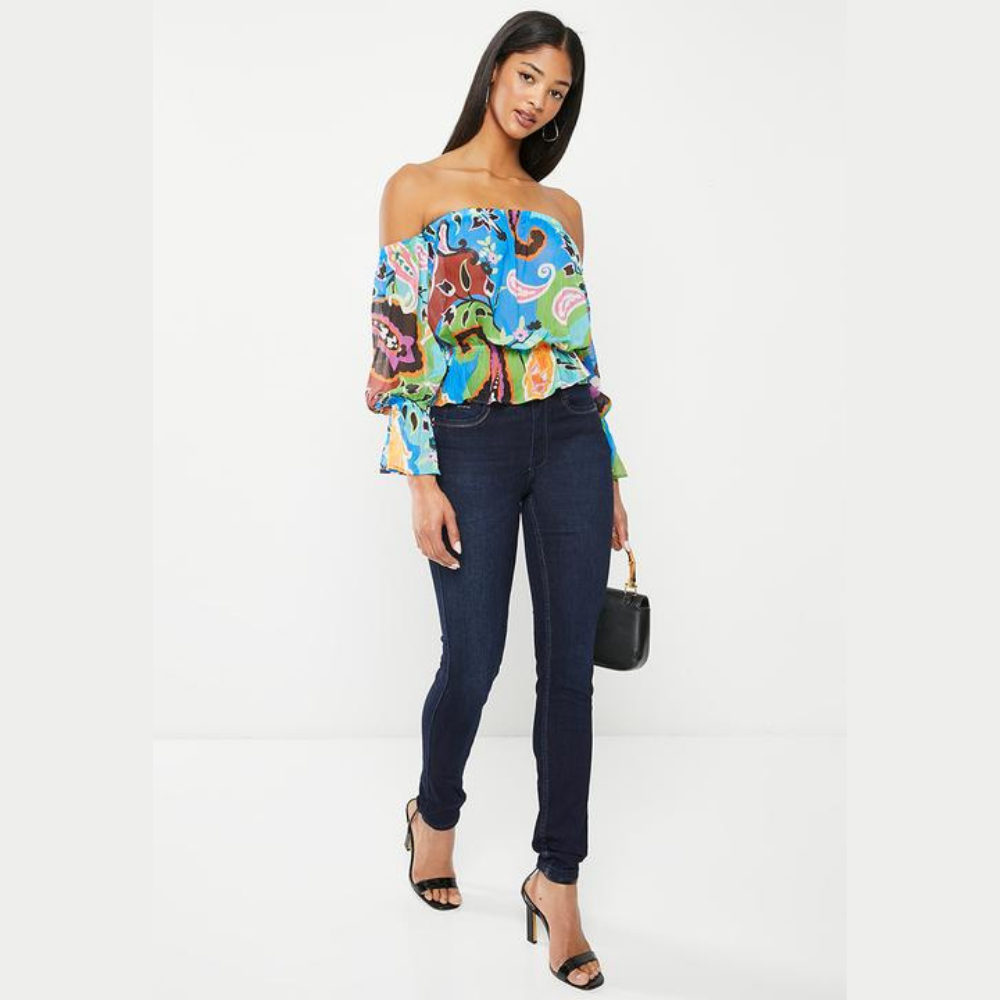 Mischa 2 - Indigo Mid Rise Skinny Jean