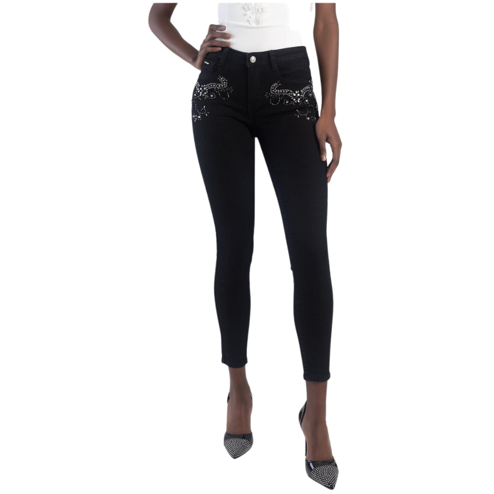 Show Time - Low Rise Skinny With Bling