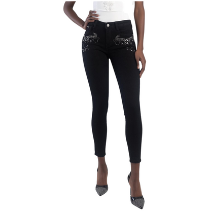 Show Time - Low Rise Skinny With Bling