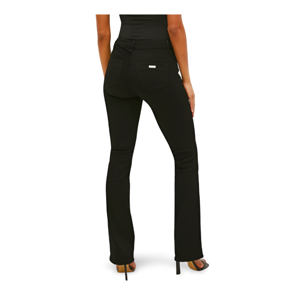 Dahlia - Mid Rise Bootleg Jean With Bling