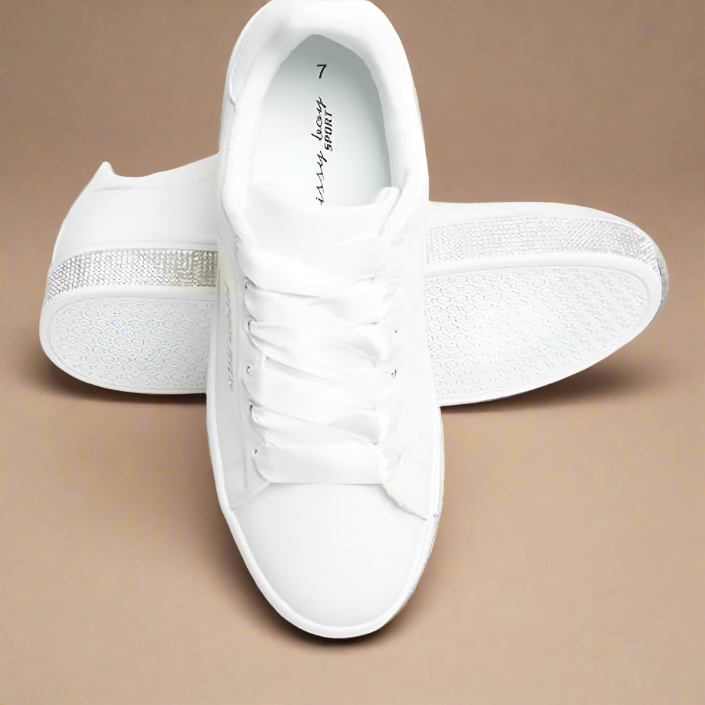 Classic White Sissy Boy Duchess Sneaker