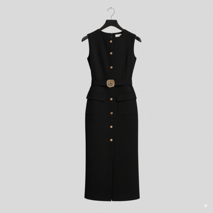 Sandy Black Maxi Dress by Modern Dynasty 