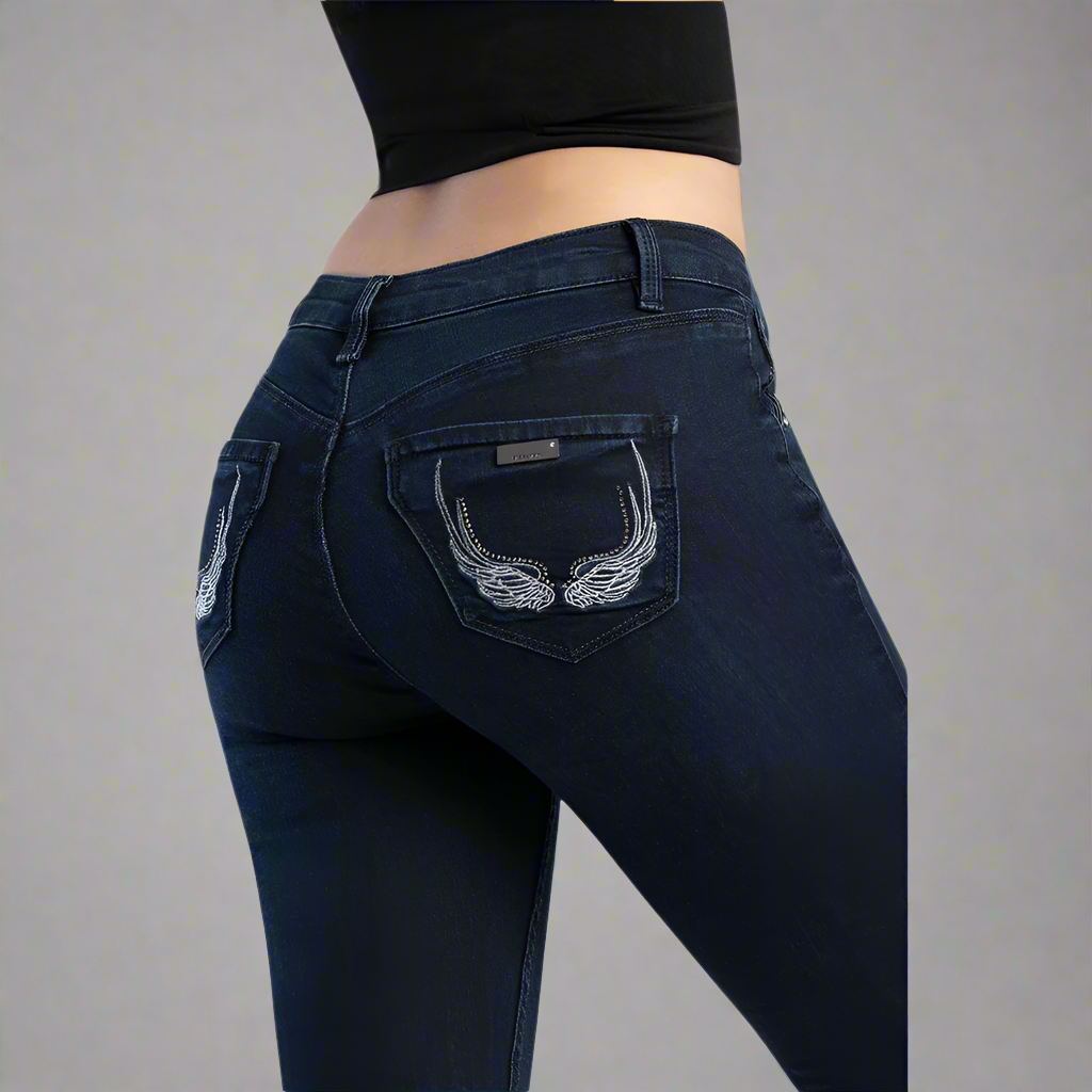Arlo -Skinny Jean With Back Pocket Embroidery
