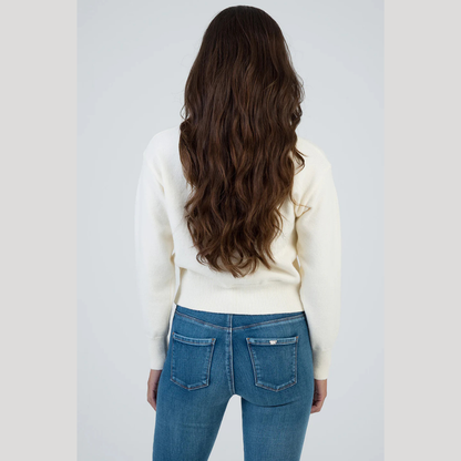 Sissy Boy Forever Young sweater paired with blue jeans