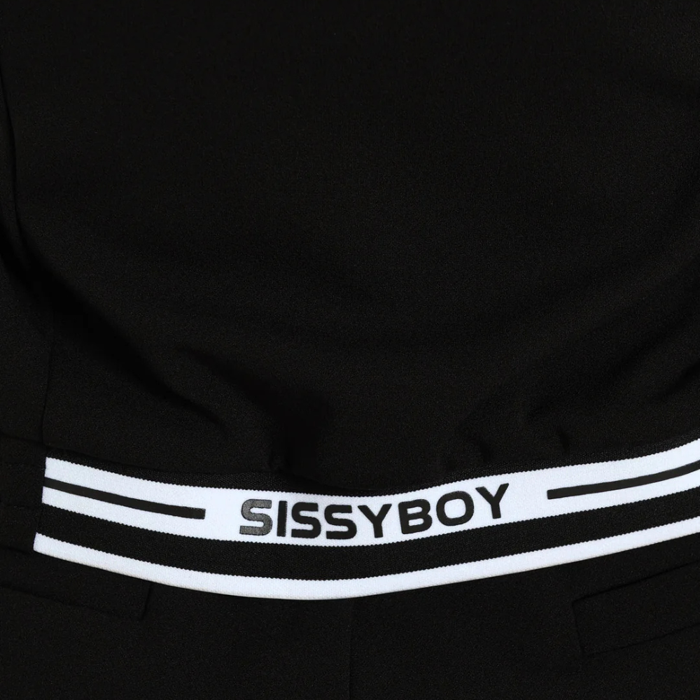 Champions - Sporty Cropped Jacket And Track Pant - Black