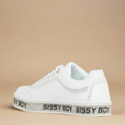 Bling Sneaker With branded Outsole