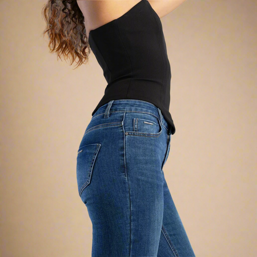 Charlotte - Medium Blue Skinny Jeans