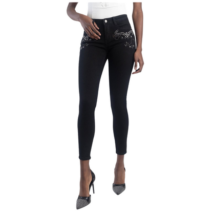Show Time - Low Rise Skinny With Bling