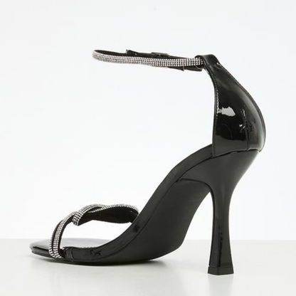 Diamante Twist Vamp Heel