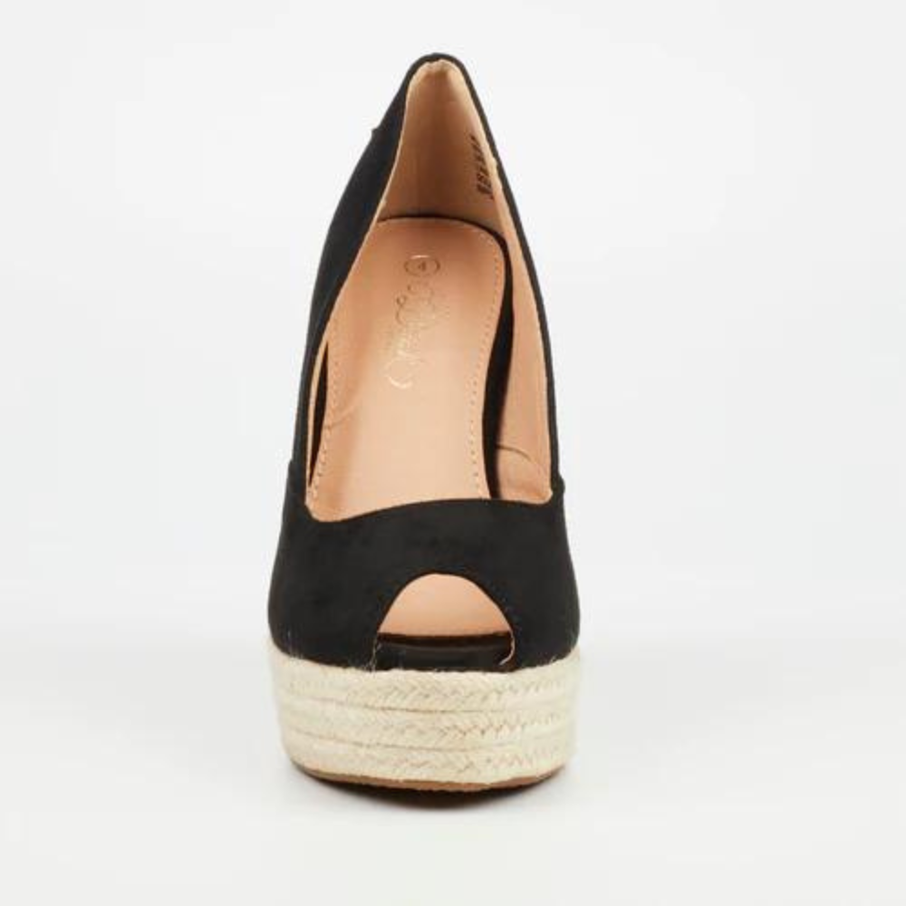 Moniker 5 - Espadrille wedge Peep Toe