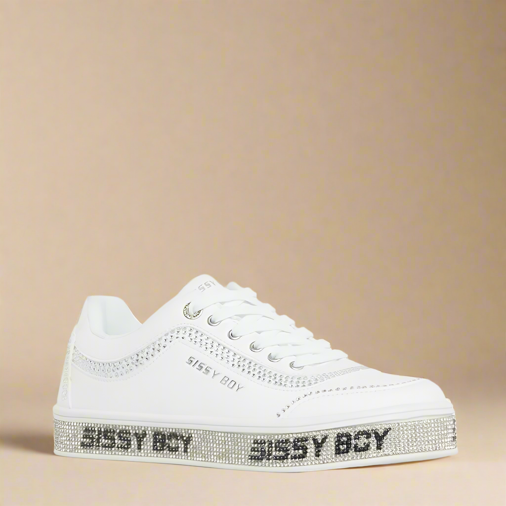 Bling Sneaker With branded Outsole