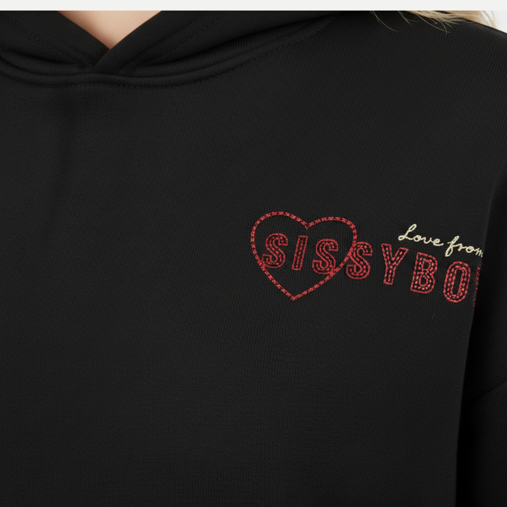 Full Speed - Hoodie Sweater And Pants - Black