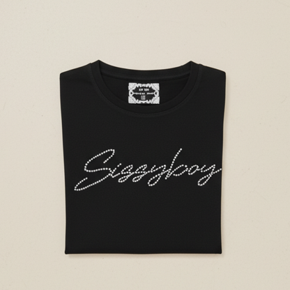Sissy Boy black T-shirt showcasing signature front design