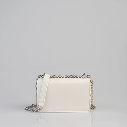 Slay Fest - Structured Crossbody Bag - Cream