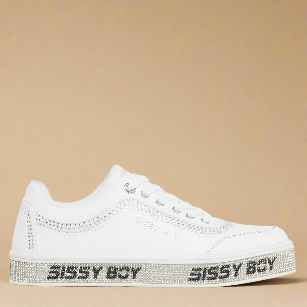 Bling Sneaker With branded Outsole